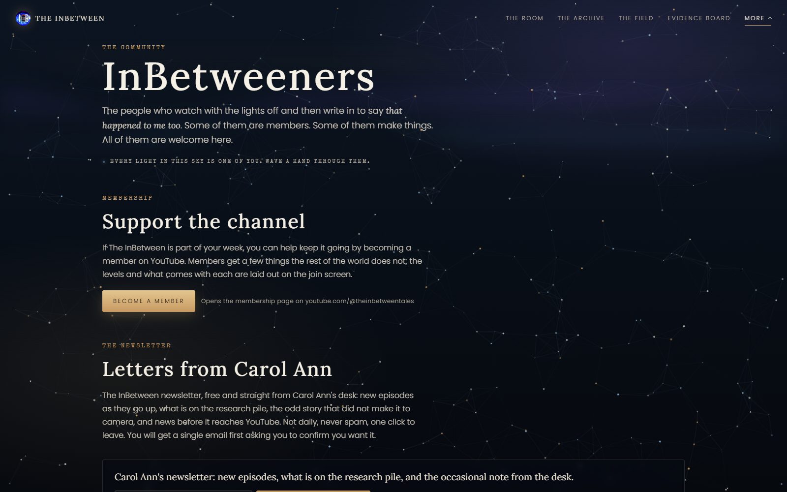 InBetweeners, inbetweentales.com